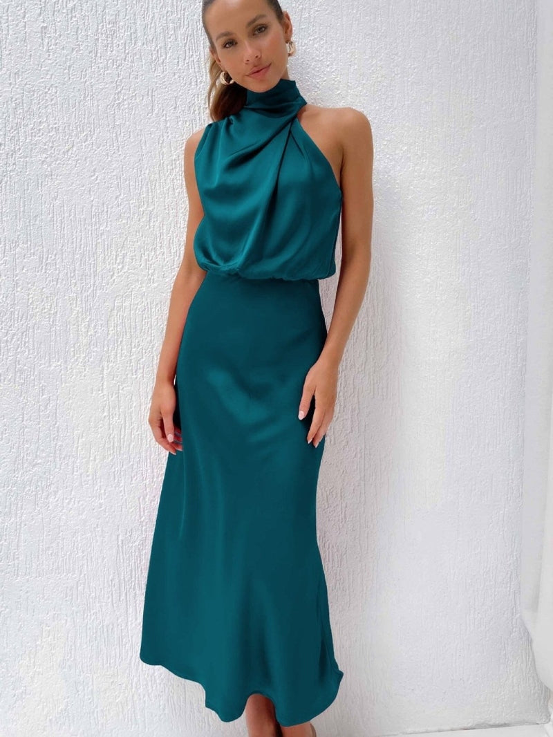 Cedra™ | Elegante Zijden Jurk