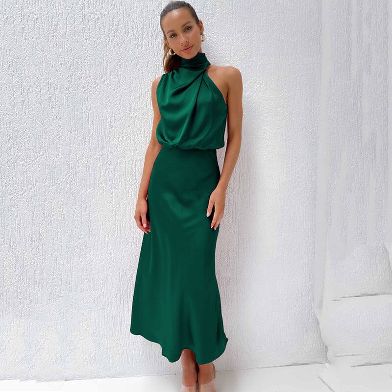 Cedra™ | Elegante Zijden Jurk