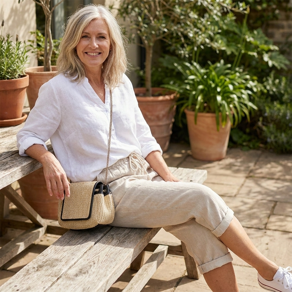 Vermeulen® | Katoen linnen Dames Shorts