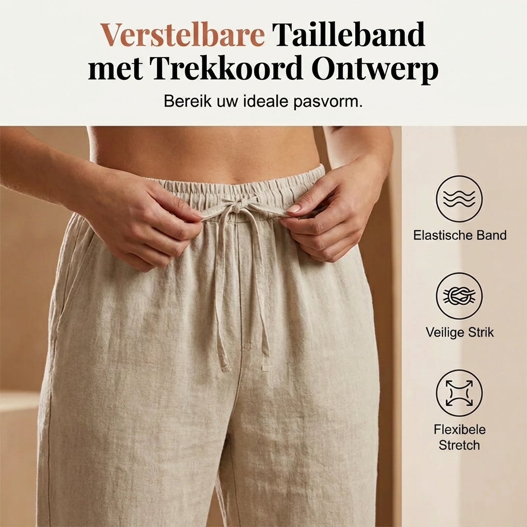 Vermeulen® | Katoen linnen Dames Shorts