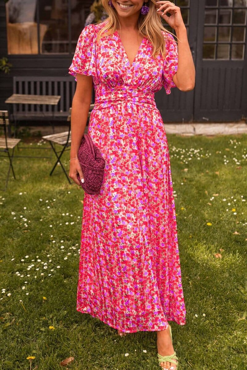 Lilian™ | Elegante Maxi-jurk met V-hals