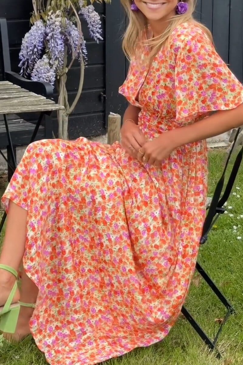 Lilian™ | Elegante Maxi-jurk met V-hals