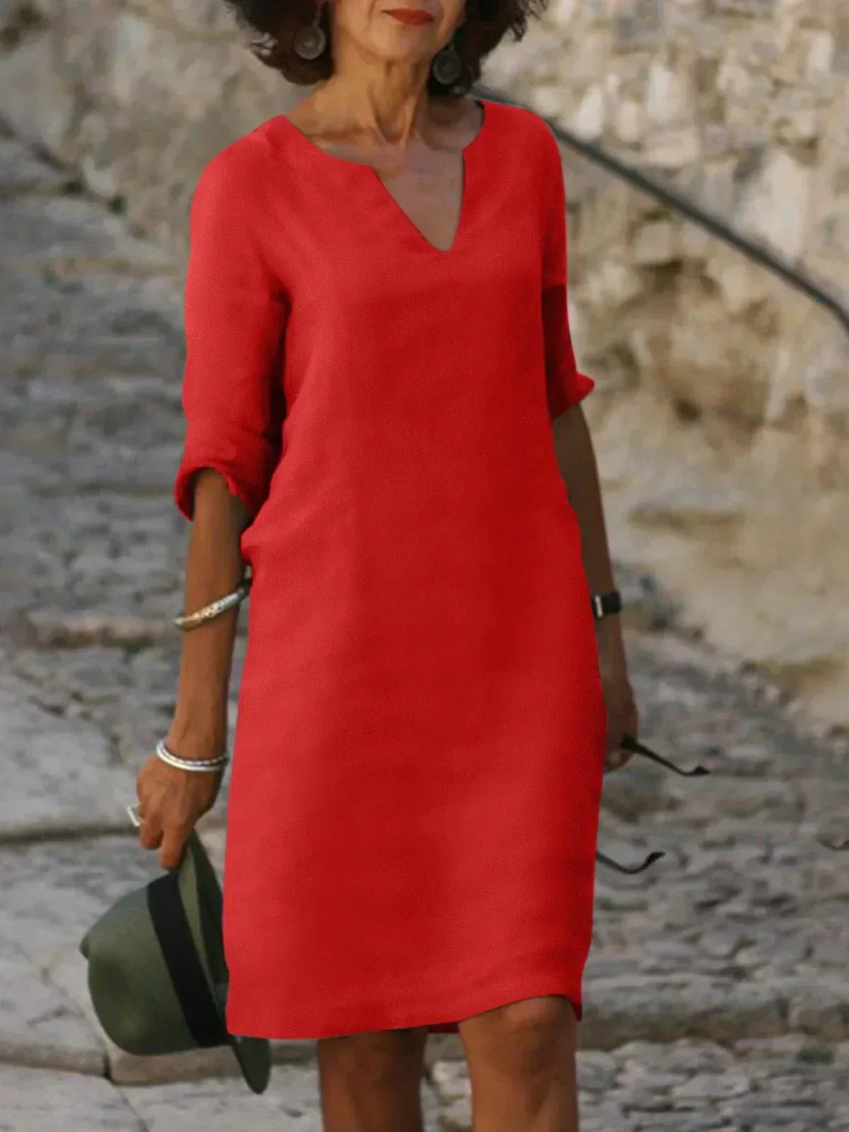 Wivine™ | Elegante Jurk met V-hals